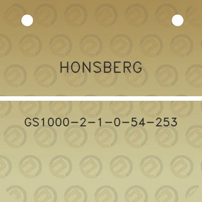 honsberg-gs1000-2-1-0-54-253