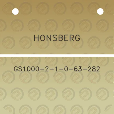 honsberg-gs1000-2-1-0-63-282