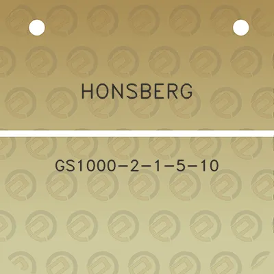 honsberg-gs1000-2-1-5-10