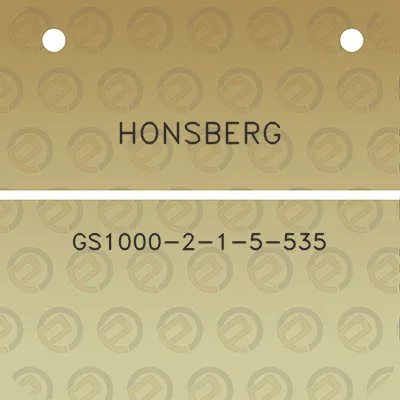 honsberg-gs1000-2-1-5-535