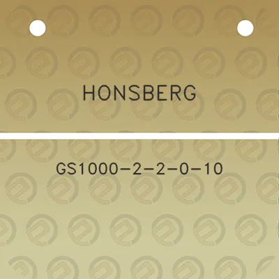 honsberg-gs1000-2-2-0-10