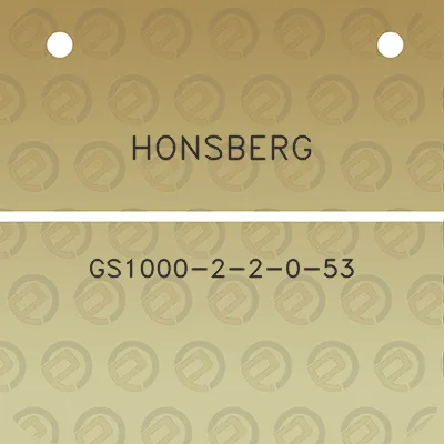 honsberg-gs1000-2-2-0-53