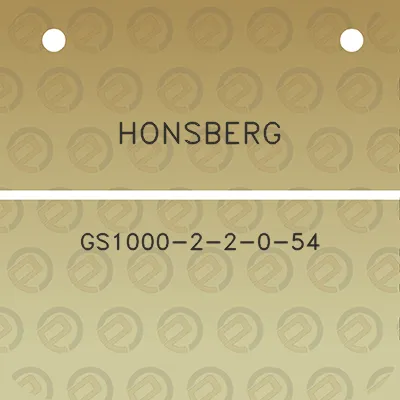 honsberg-gs1000-2-2-0-54