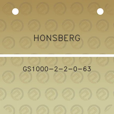 honsberg-gs1000-2-2-0-63