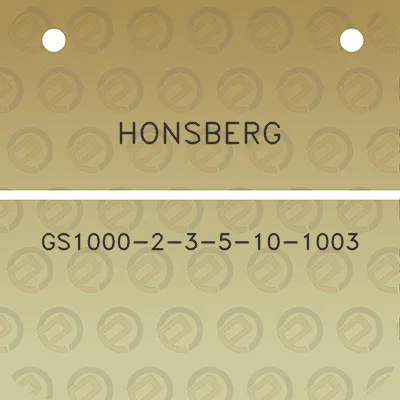 honsberg-gs1000-2-3-5-10-1003