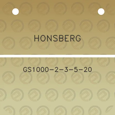 honsberg-gs1000-2-3-5-20