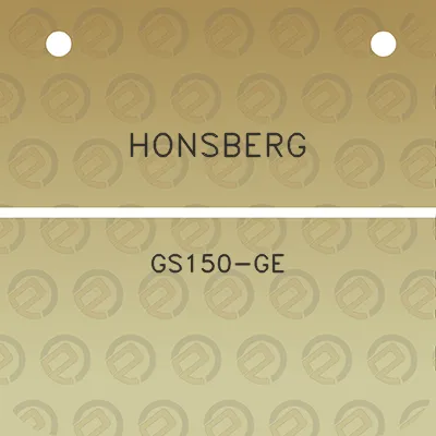 honsberg-gs150-ge