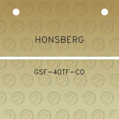 honsberg-gsf-40tf-co