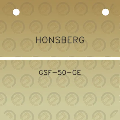 honsberg-gsf-50-ge