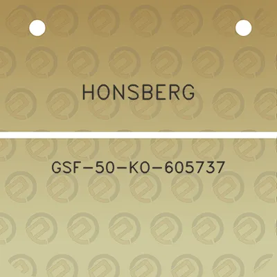 honsberg-gsf-50-ko-605737