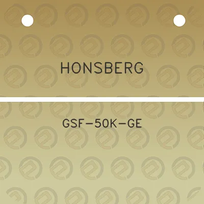 honsberg-gsf-50k-ge