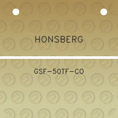 honsberg-gsf-50tf-co