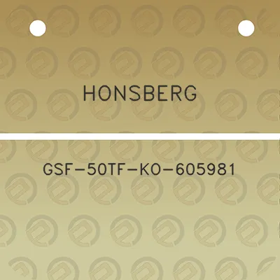 honsberg-gsf-50tf-ko-605981