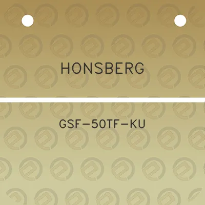 honsberg-gsf-50tf-ku