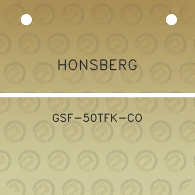 honsberg-gsf-50tfk-co