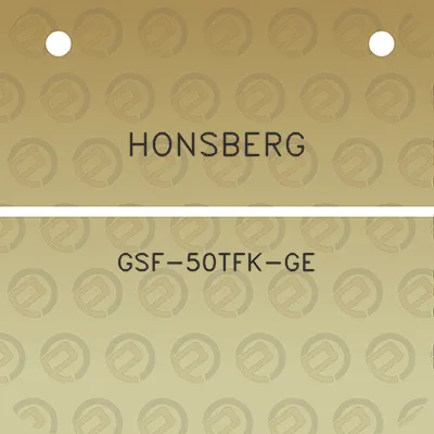 honsberg-gsf-50tfk-ge