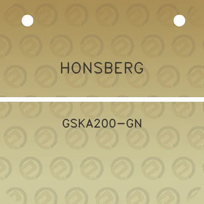 honsberg-gska200-gn