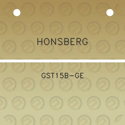 honsberg-gst15b-ge