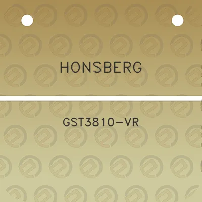 honsberg-gst3810-vr