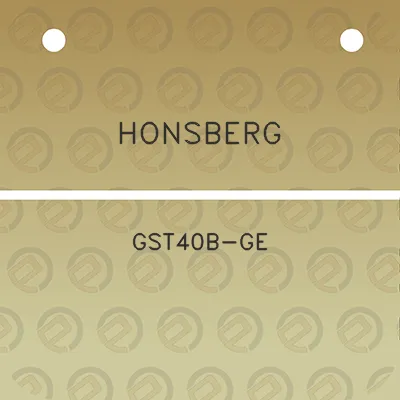 honsberg-gst40b-ge