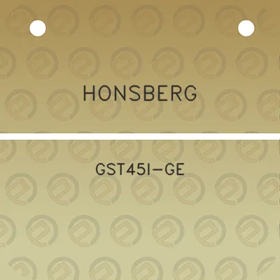 honsberg-gst45i-ge