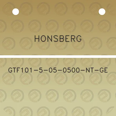 honsberg-gtf101-5-05-0500-nt-ge