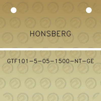 honsberg-gtf101-5-05-1500-nt-ge