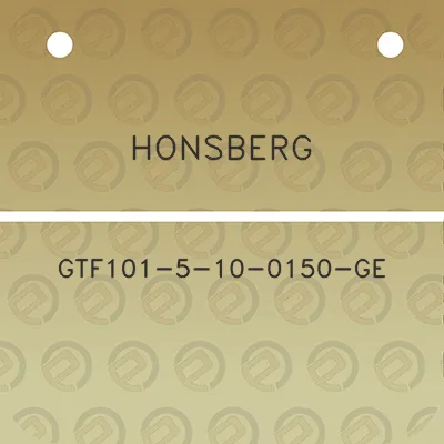 honsberg-gtf101-5-10-0150-ge