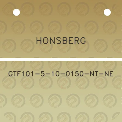 honsberg-gtf101-5-10-0150-nt-ne