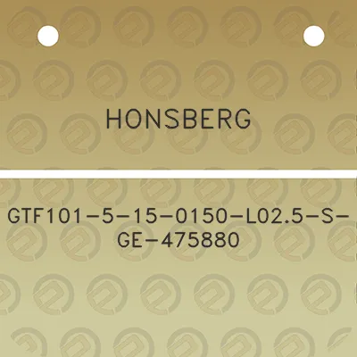 honsberg-gtf101-5-15-0150-l025-s-ge-475880