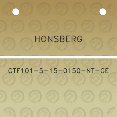 honsberg-gtf101-5-15-0150-nt-ge