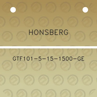 honsberg-gtf101-5-15-1500-ge