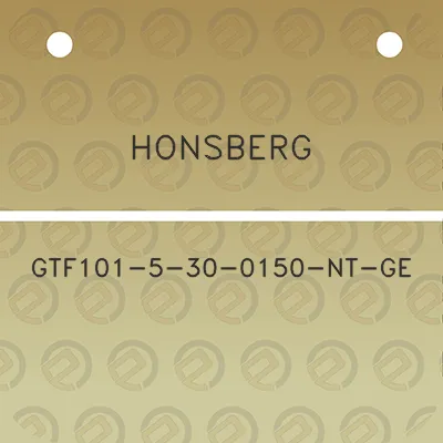 honsberg-gtf101-5-30-0150-nt-ge