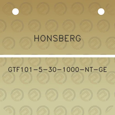 honsberg-gtf101-5-30-1000-nt-ge