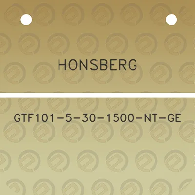 honsberg-gtf101-5-30-1500-nt-ge