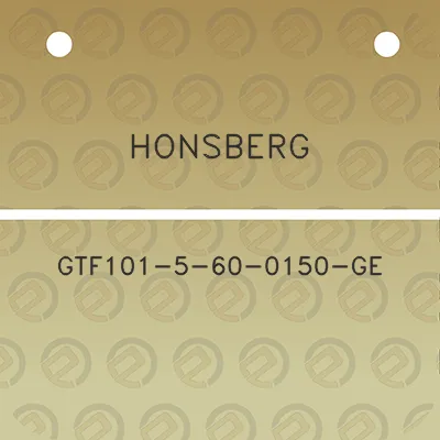 honsberg-gtf101-5-60-0150-ge