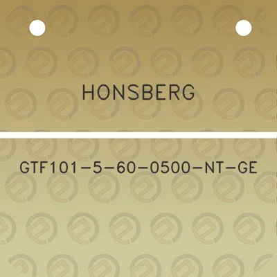 honsberg-gtf101-5-60-0500-nt-ge