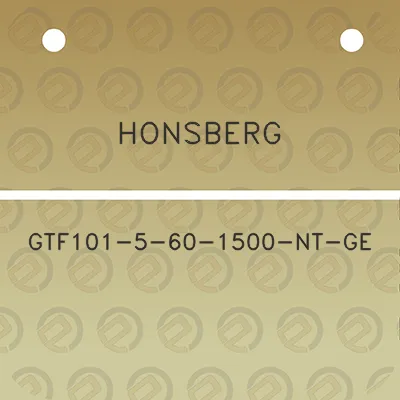 honsberg-gtf101-5-60-1500-nt-ge