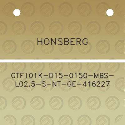 honsberg-gtf101k-d15-0150-mbs-l025-s-nt-ge-416227