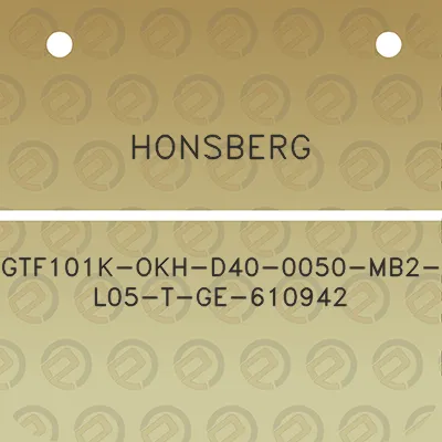 honsberg-gtf101k-okh-d40-0050-mb2-l05-t-ge-610942