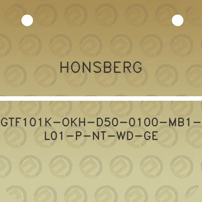 honsberg-gtf101k-okh-d50-0100-mb1-l01-p-nt-wd-ge