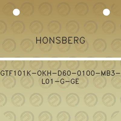 honsberg-gtf101k-okh-d60-0100-mb3-l01-g-ge