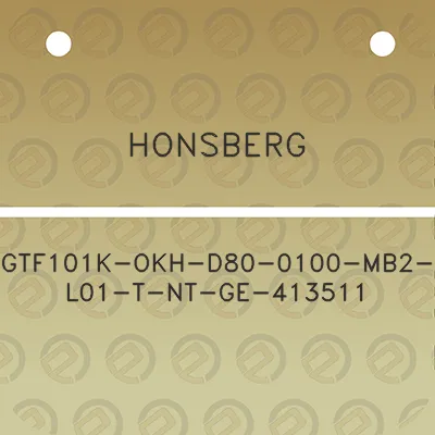 honsberg-gtf101k-okh-d80-0100-mb2-l01-t-nt-ge-413511