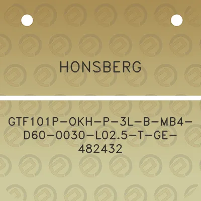 honsberg-gtf101p-okh-p-3l-b-mb4-d60-0030-l025-t-ge-482432