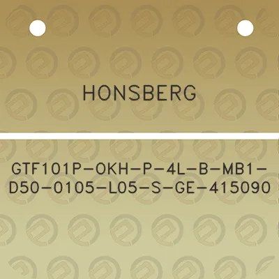 honsberg-gtf101p-okh-p-4l-b-mb1-d50-0105-l05-s-ge-415090