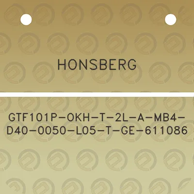 honsberg-gtf101p-okh-t-2l-a-mb4-d40-0050-l05-t-ge-611086