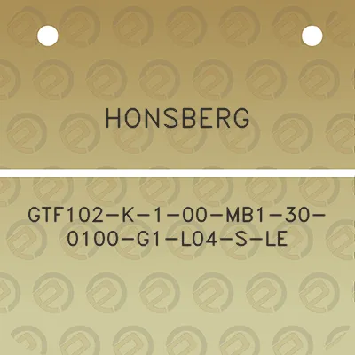 honsberg-gtf102-k-1-00-mb1-30-0100-g1-l04-s-le