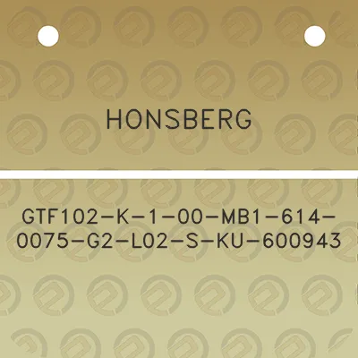 honsberg-gtf102-k-1-00-mb1-614-0075-g2-l02-s-ku-600943