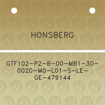 honsberg-gtf102-p2-b-00-mb1-30-0020-m0-l01-s-le-ge-479144