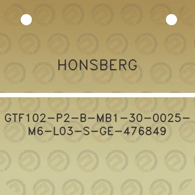 honsberg-gtf102-p2-b-mb1-30-0025-m6-l03-s-ge-476849